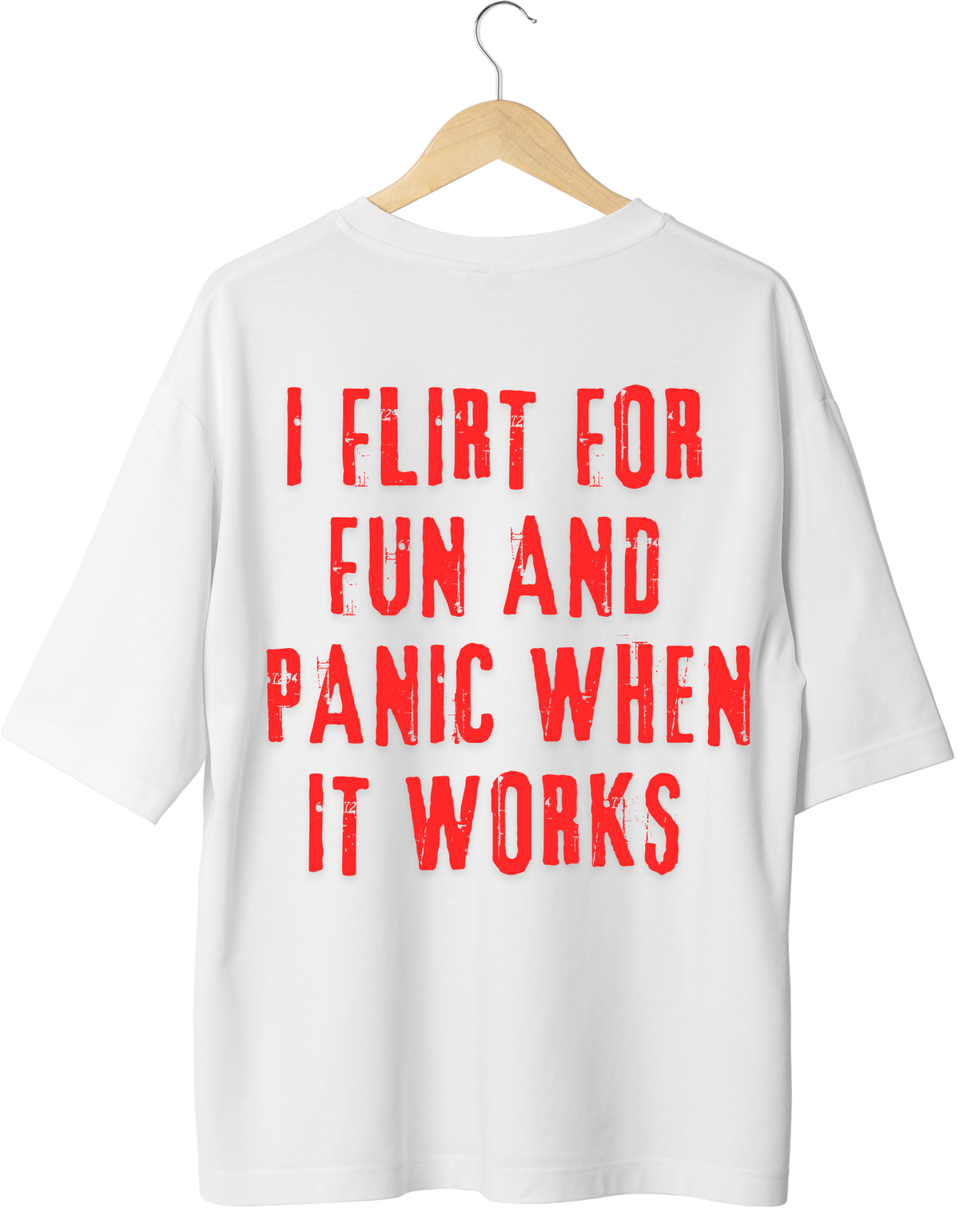 "FLIRT FOR FUN" - OVERSIZE T-SHIRT
