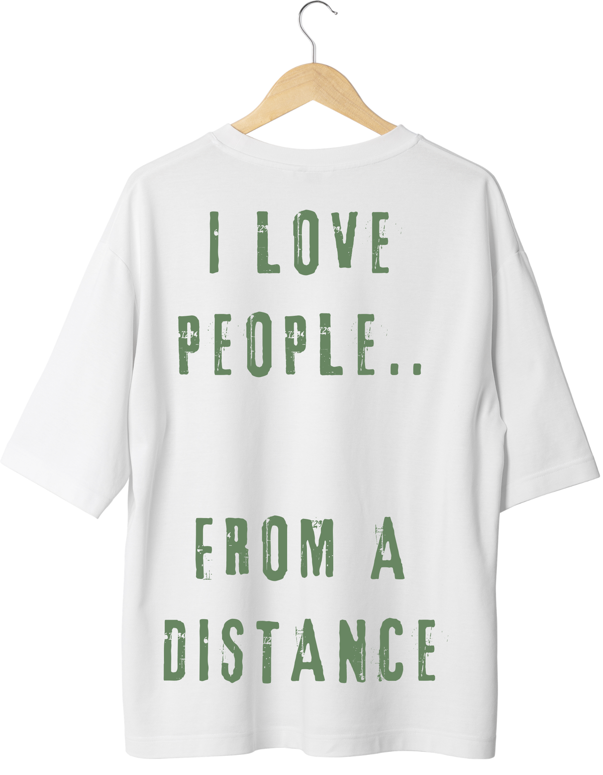 "FROM A DISTANCE" - OVERSIZE T-SHIRT
