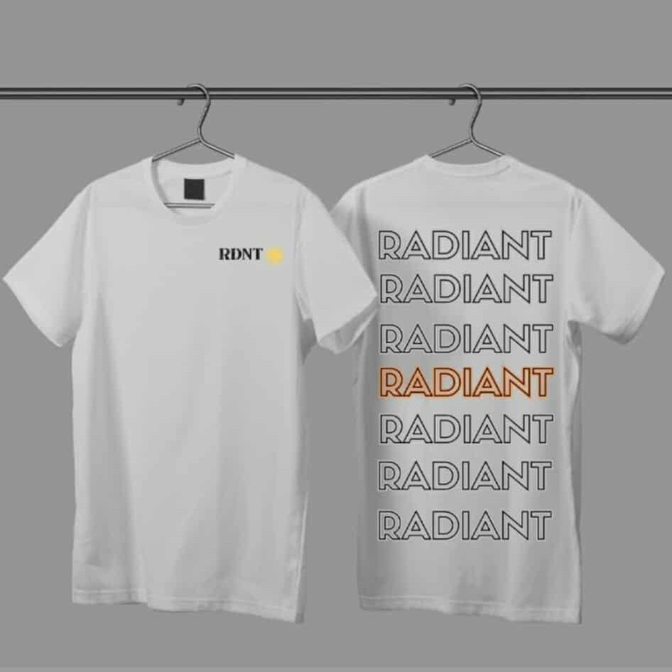 Big Radiant Backside T-Shirt – 220g Premium Cotton