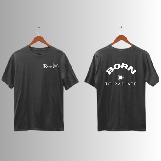 Born to Radiate Oversized T-Shirt – 220g Premium Cotton