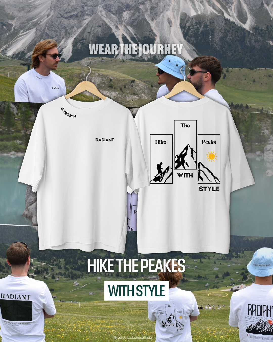 "THE JOURNEY" OVERSIZE T-SHIRT