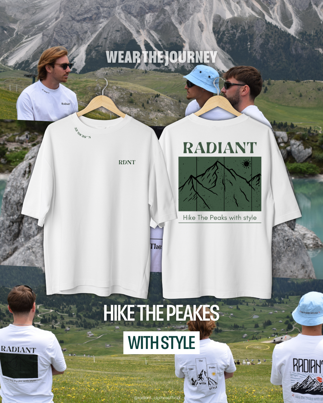 "THE SUMMIT" OVERSIZE T-SHIRT